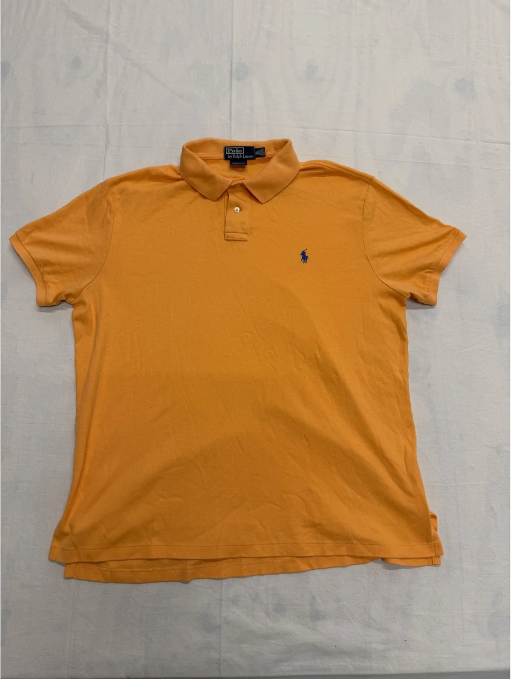 Polo Ralph Lauren Custom Fit Orange Polo Shirt XL